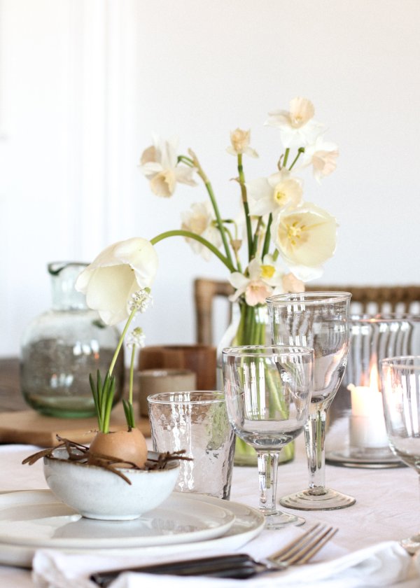Tell Me More easter table setting